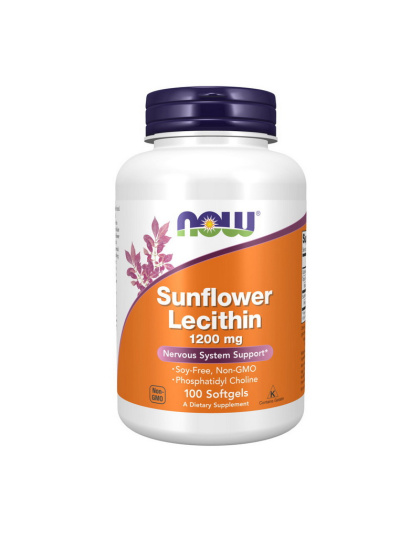 NOW Sunflower Lecithin 1200 mg (100 softgels)