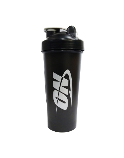 Optimum Nutrition Shaker ON with metall ball (600 ml, black/grey)
