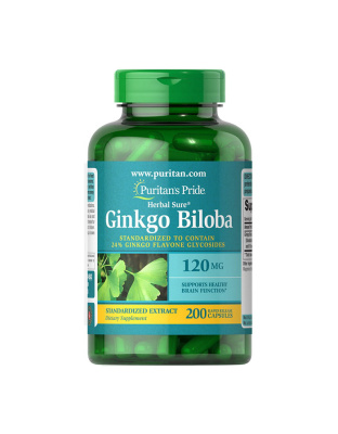Puritan's Pride Ginkgo Biloba 120 mg (200 caps)