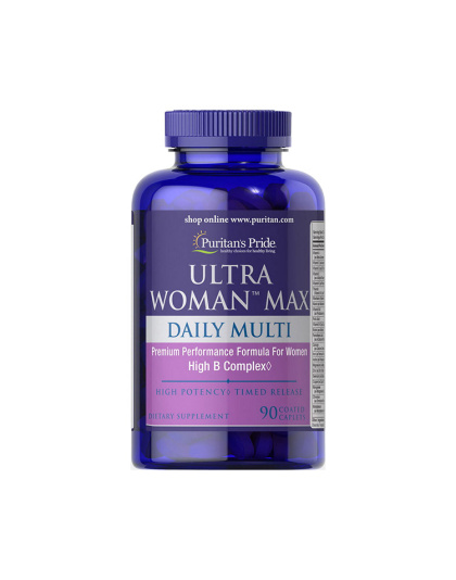 Puritan's Pride Ultra Woman Max Daily Multi (90 caplets)