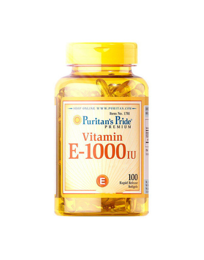 Puritan's Pride Vitamin E-450 mg (1000 IU) (100 softgels)