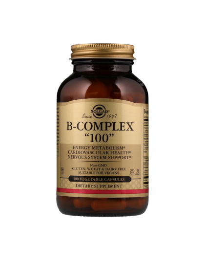 Solgar B-Complex 100 (100 veg caps)