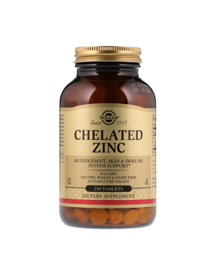 Solgar Chelated Zinc (250 tab)
