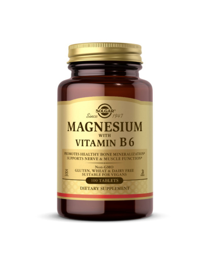 Solgar Magnesium with Vitamin B6 (100 tab)