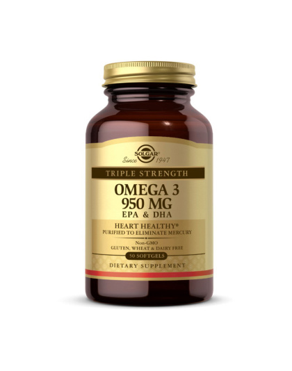 Solgar Omega 3 950 mg EPA & DHA (50 softgels)