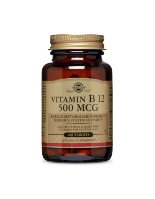 Solgar Vitamin B 12 500 mcg (100 tabs)