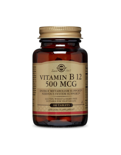 Solgar Vitamin B 12 500 mcg (100 tabs)