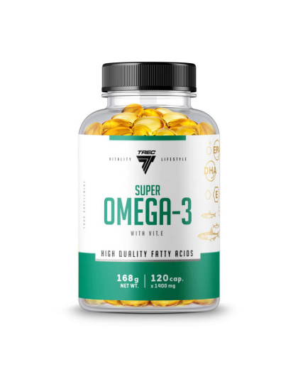 TREC nutrition Super Omega-3 with Vit. E (120 caps)