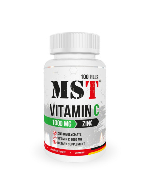 MST Vitamin C 1000 mg + Zinc (100 pills)
