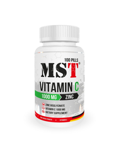 MST Vitamin C 1000 mg + Zinc (100 pills)