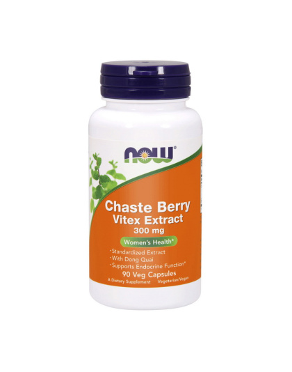 NOW Chaste Berry Vitex Extract 300 mg (90 veg caps)