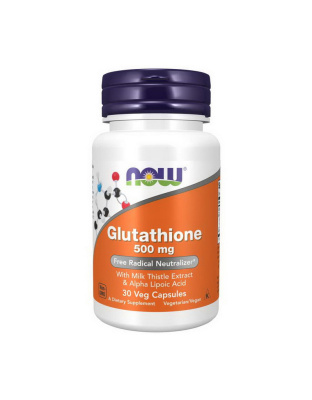 NOW Glutathione 500 mg (30 veg caps)