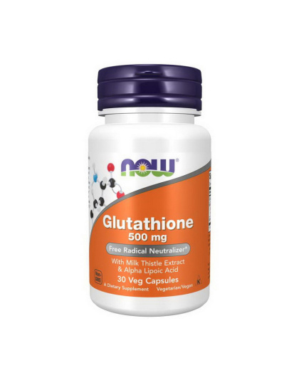NOW Glutathione 500 mg (30 veg caps)