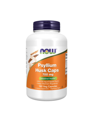 NOW Psyllium Husk Caps 700 mg (180 veg caps)