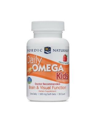 Nordic Naturals Daily Omega Kids (30 soft gels, natural fruit)