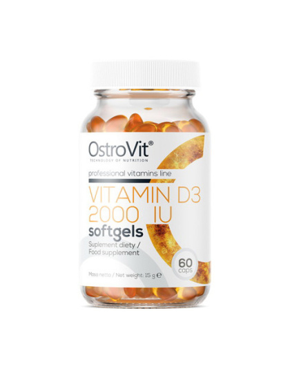 OstroVit Vitamin D3 2000 IU (60 caps)