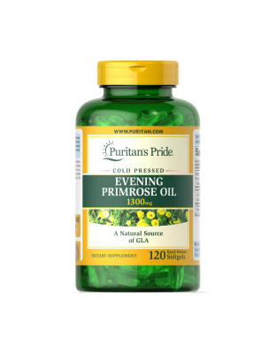 Puritan's Pride Evening Primrose Oil 1300 mg (120 sgels)