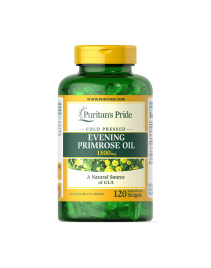 Puritan's Pride Evening Primrose Oil 1300 mg (120 sgels)