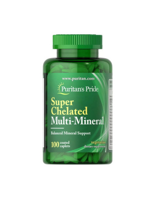 Puritan's Pride Super Chelated Multi-Mineral (100 caplets)