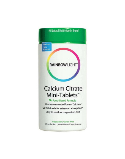 Rainbow Light Calcium Citrate Mini-Tablets (120 mini-tablets)