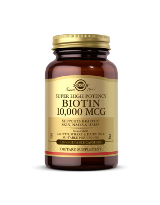 Solgar Biotin 10,000 mcg (120 veg caps)
