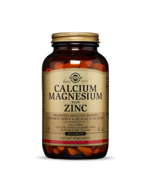 Solgar Calcium Magnesium plus Zinc (250 tab)