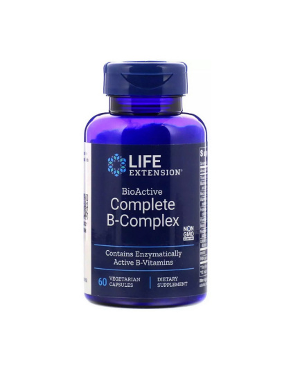 Life Extension BioActive B-Complex Complete (60 veg caps)