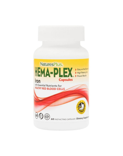 Natures Plus Hema-Plex Iron (60 caps)
