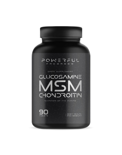 Powerful Progress Glucosamine-Chondroitin + MSM (90 tab)