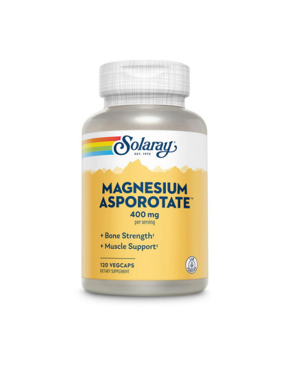 Solaray Magnesium Asporotate 400 mg (120 veg caps)