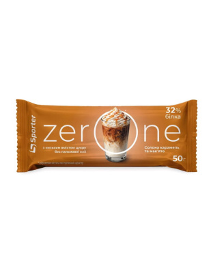 Sporter ZerOne (50 g, salted caramel maciato)