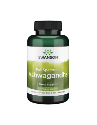 Swanson Ashwagandha 450 mg full spectrum (100 caps)
