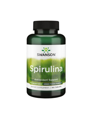 Swanson Spirulina 500 mg (180 tab)