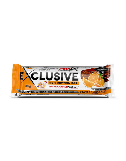 AMIX Exclusive Protein Bar 25% (85 g, orange & chocolate)