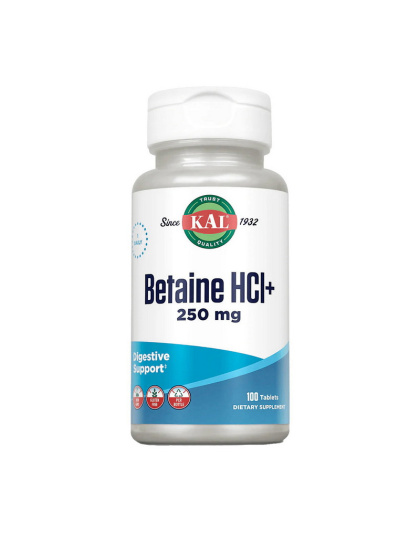 KAL Betaine HCL+ 250 mg (100 tab)