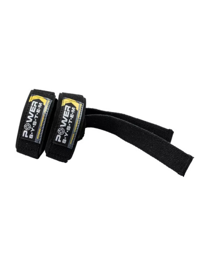 Power System Lifting Straps Black-Yellow