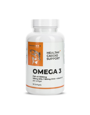 Progress Nutrition Omega 3 + Vitamin E (90 softgels)