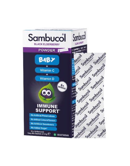 Sambucol Baby Vitamin D + C (14 sachets)