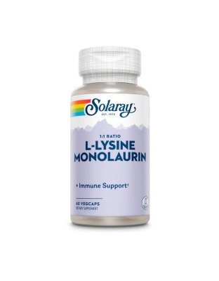 Solaray L-Lysine Monolaurin (60 veg caps) (60 veg caps)