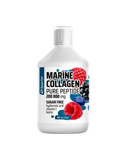 Sporter Marine Collagen Pure Peptide (500 ml, natural berry)