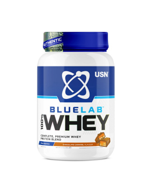 USN Blue Lab 100% Whey (908 g, chocolate caramel)