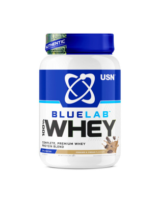 USN Blue Lab 100% Whey (908 g, cookies & cream)