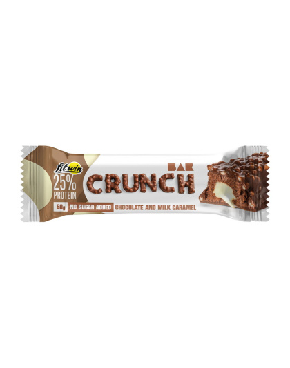 FitWin Crunch Bar No Sugar Added (50 g, chocolate and milk caramel)