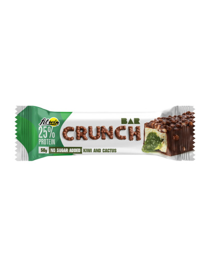 FitWin Crunch Bar No Sugar Added (50 g, kiwi and cactus)