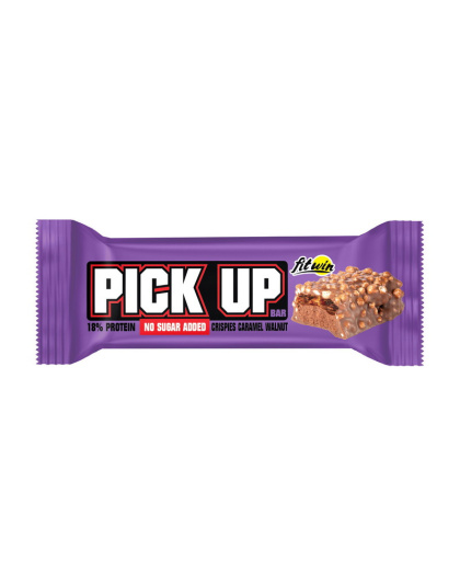 FitWin Pick Up Bar No Sugar Added (45 g, crispies caramel walnut)