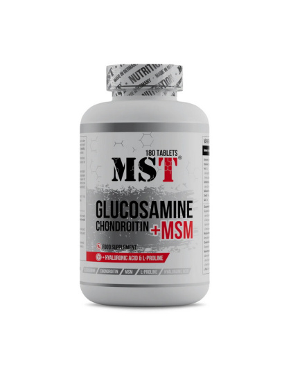 MST Glucosamine Chondroitin + MSM + hyaluronic acid (180 tab)