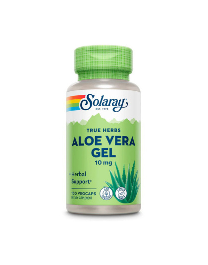 Solaray Aloe Vera Gel 10 mg (100 veg caps)