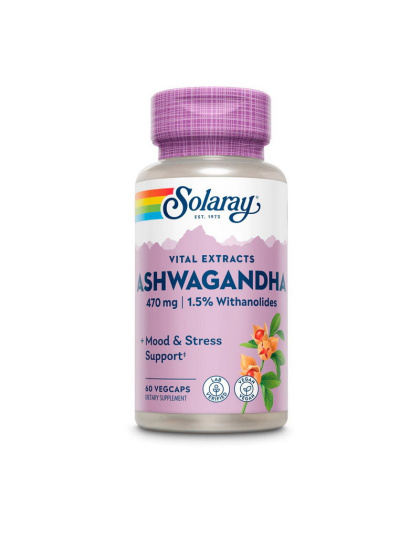 Solaray Ashwagandha 470 mg (60 veg caps)