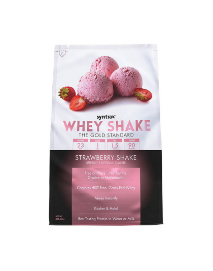 Syntrax Whey Shake (907 g, strawberry shake)