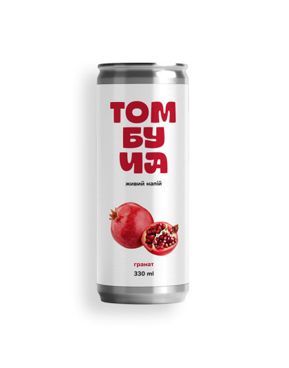 TOM peanut butter Томбуча (330 ml, гранат)
